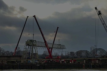 Демонтаж крана мостового