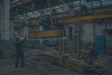 Демонтаж подъемных сооружений